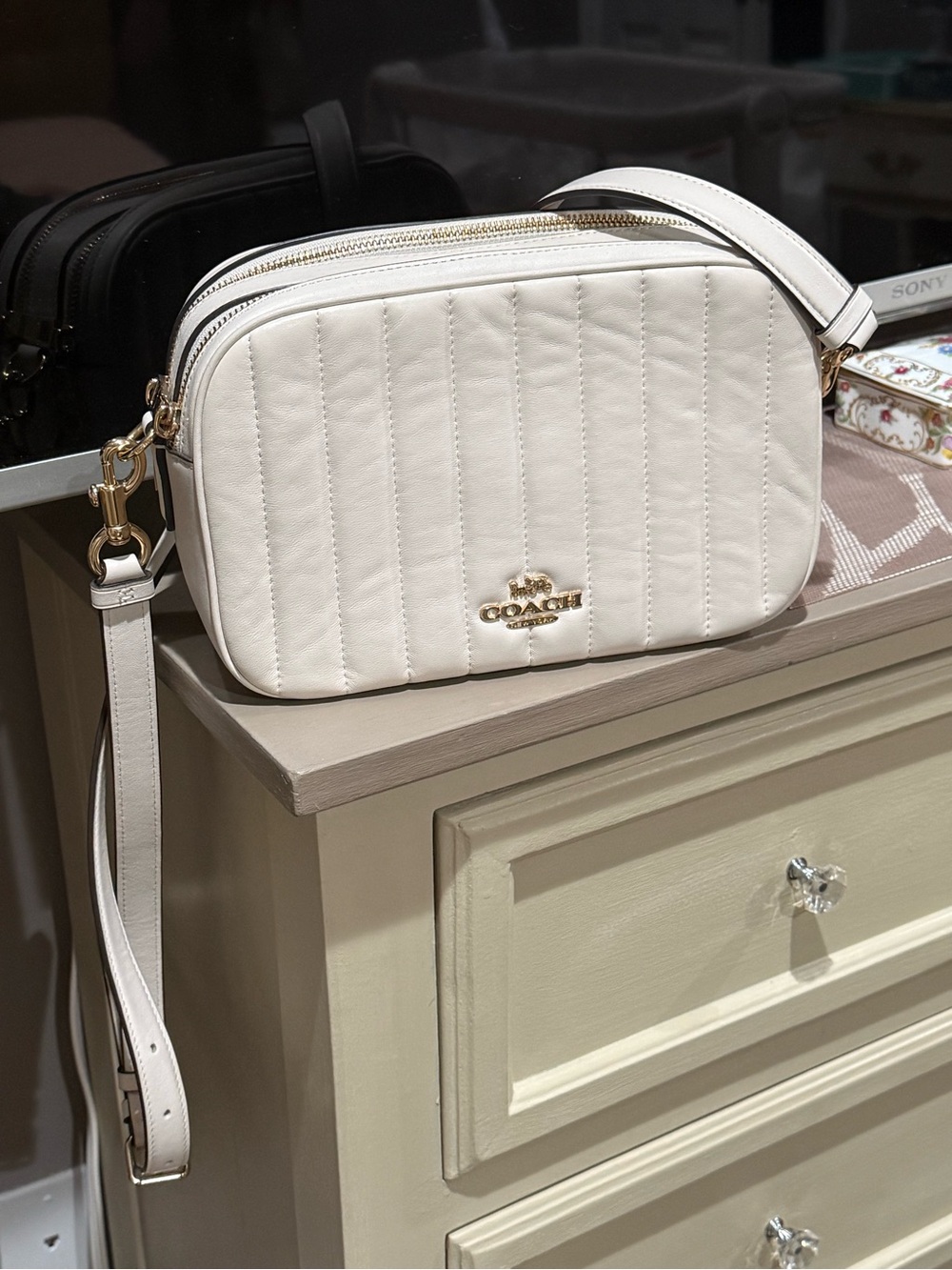 COACH Quilted Nappa Leather Jes Bag